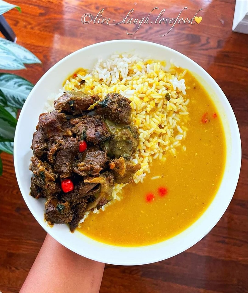 Visit Guyana - Dhal, rice and bunjal duck...what was on...