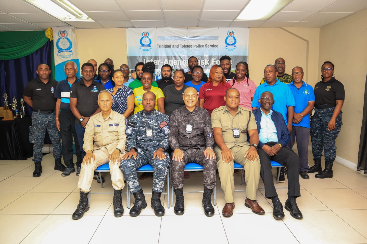 Trinidad - WE ARE READY: Front Row: L-R: IATF & SHSSOs - Front: L-R ...