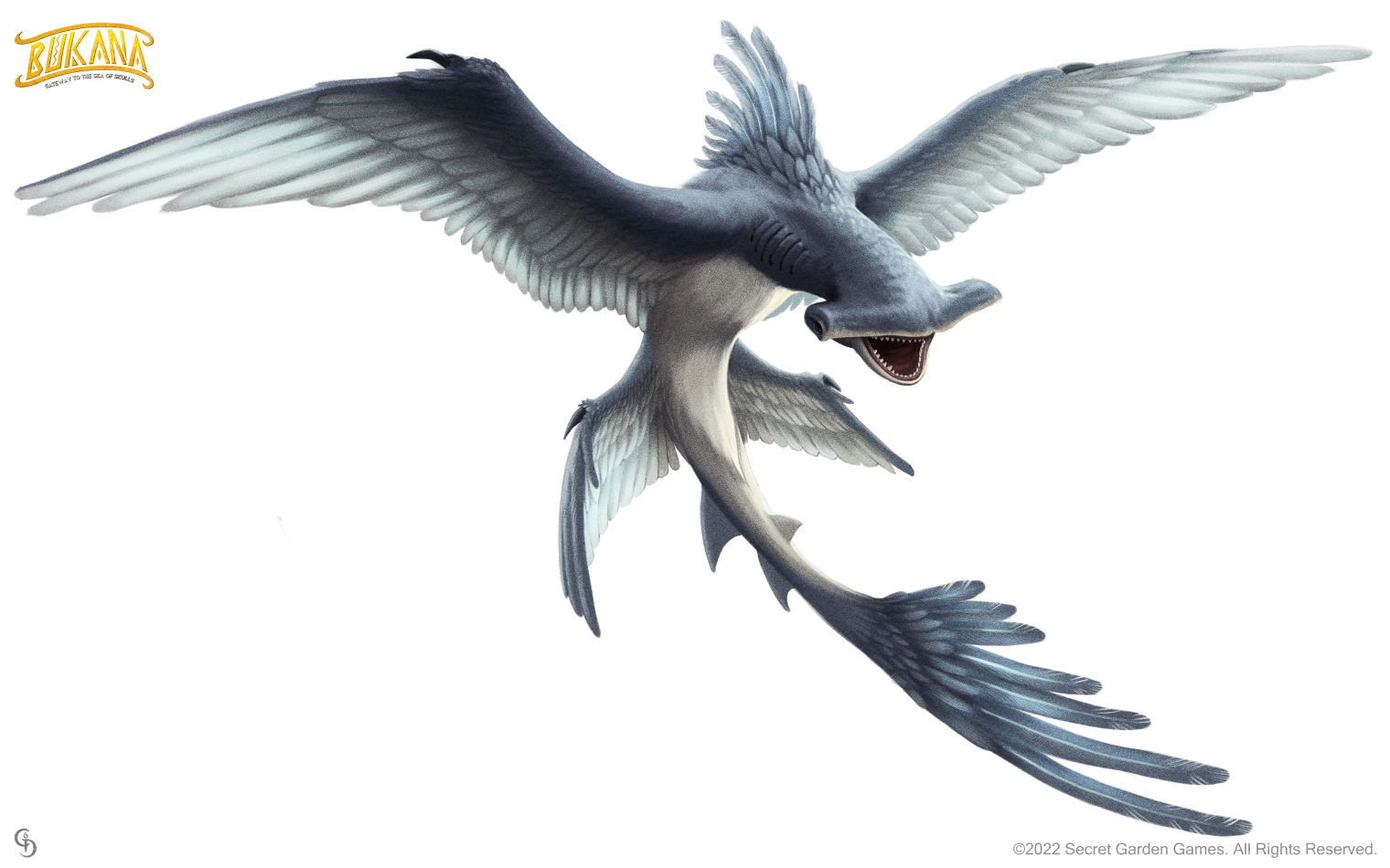 Art - Here's my take on the tiburones, a flying shark with crushing ...