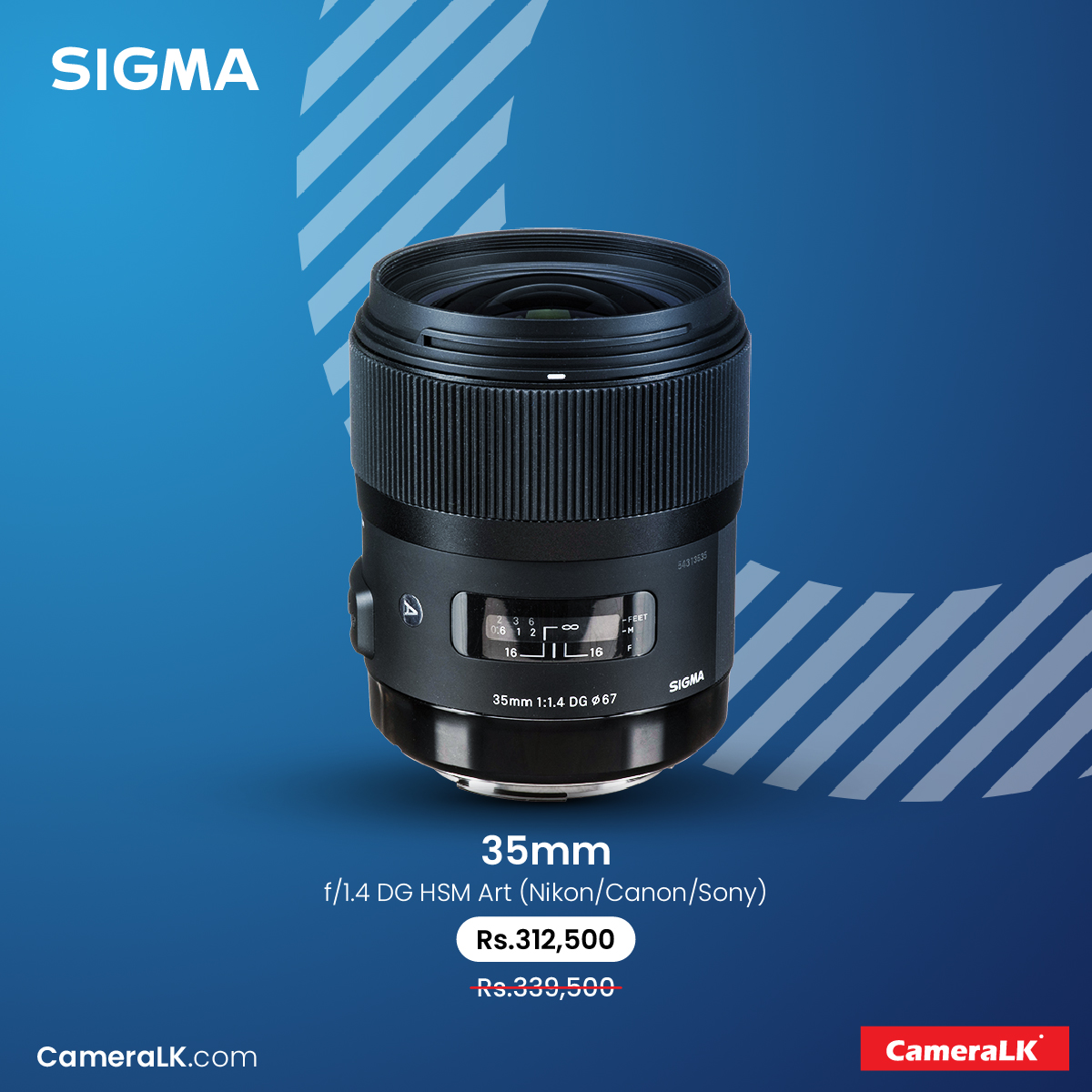 CameraLK Store - Sigma 35mm f/1.4 DG HSM Art Lens Shop... | Facebook