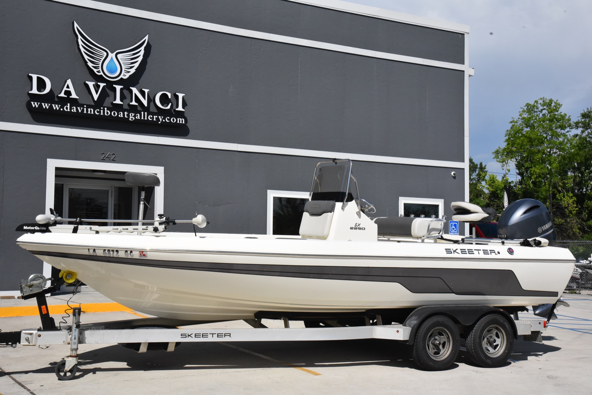 Skeeter fiberglass fishing boats at Ray's Sport & Marine in