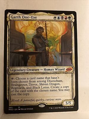 garth mtg card Magic The Gathering - Modern Horizons 2 - One-Eye Legendary Creature Human Wizard mtg garth one eye cards