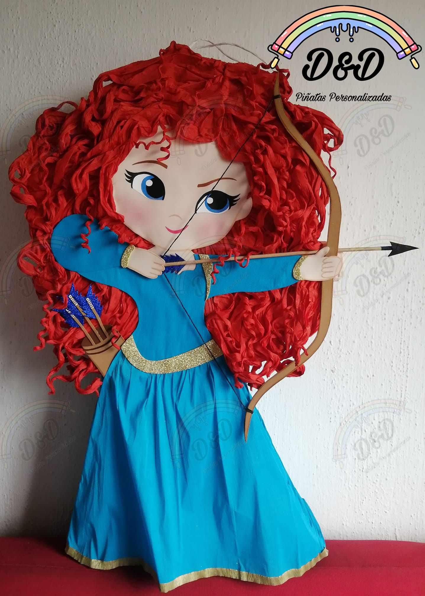Piñatas D&D - Piñata princesa Merida 🐻🐎🏹...