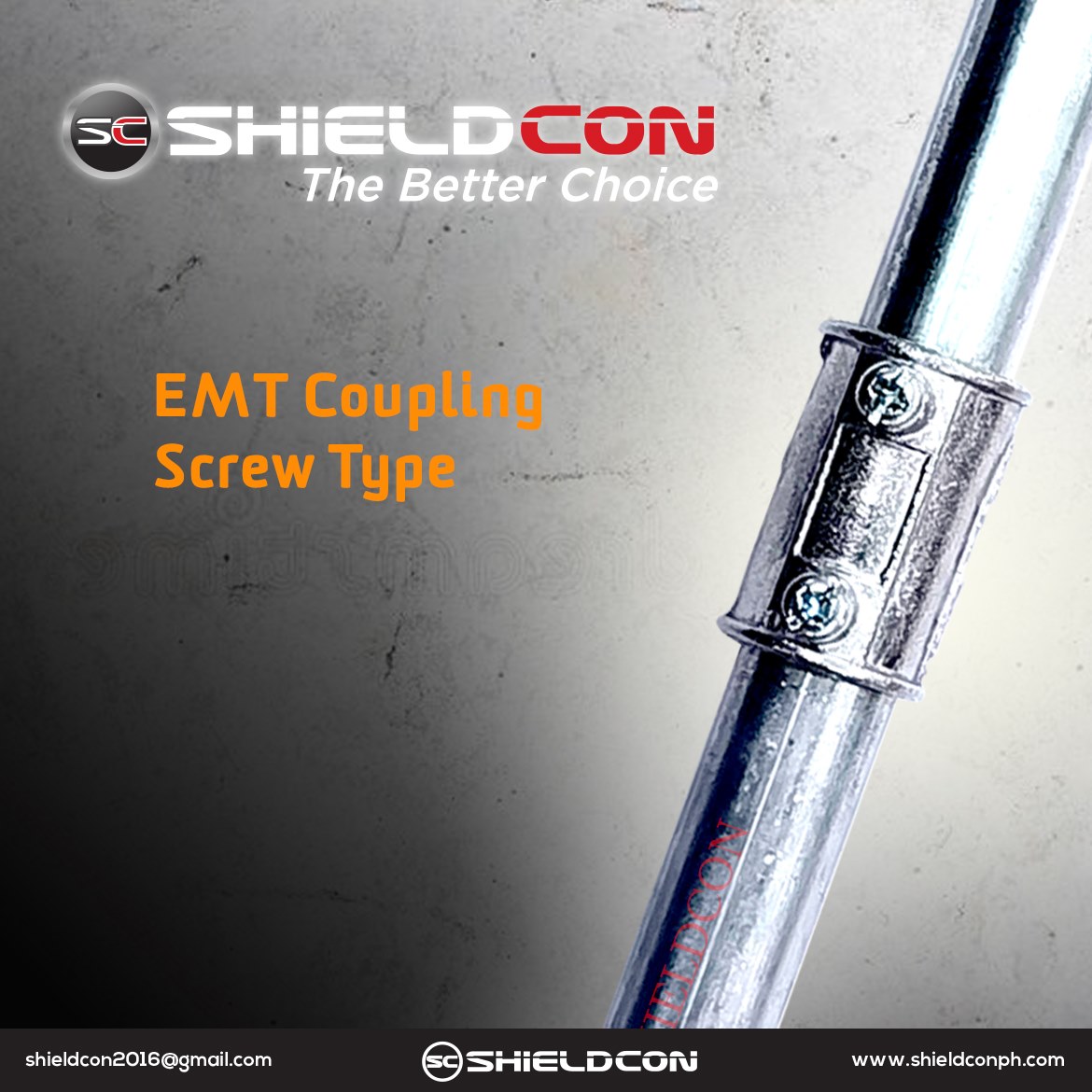 ShieldCon - EMT Set-Screw coupling is used in dry...
