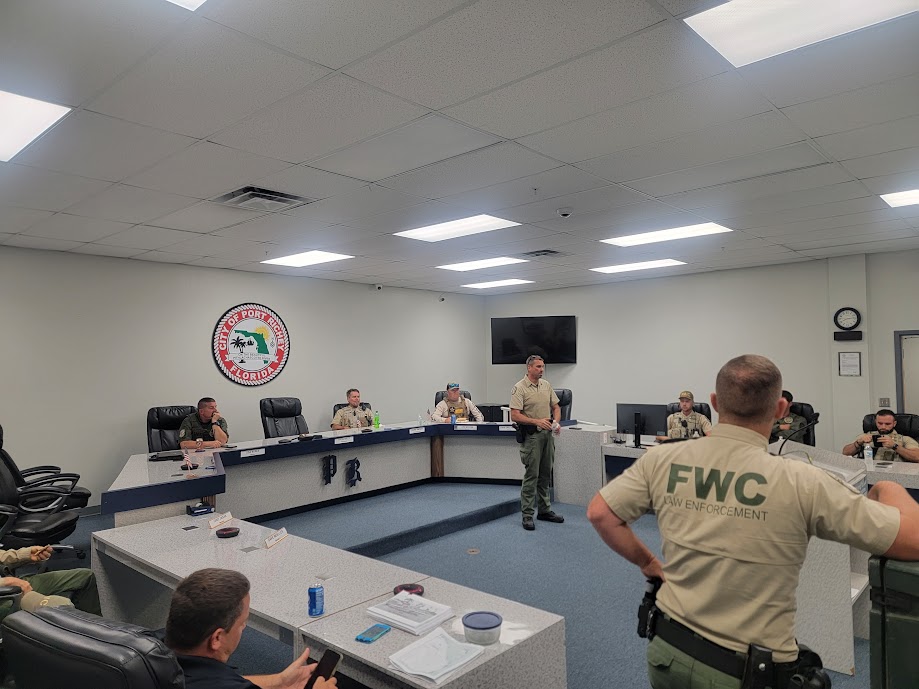 Port - In early March, Port Richey PD hosted a meeting between officers ...