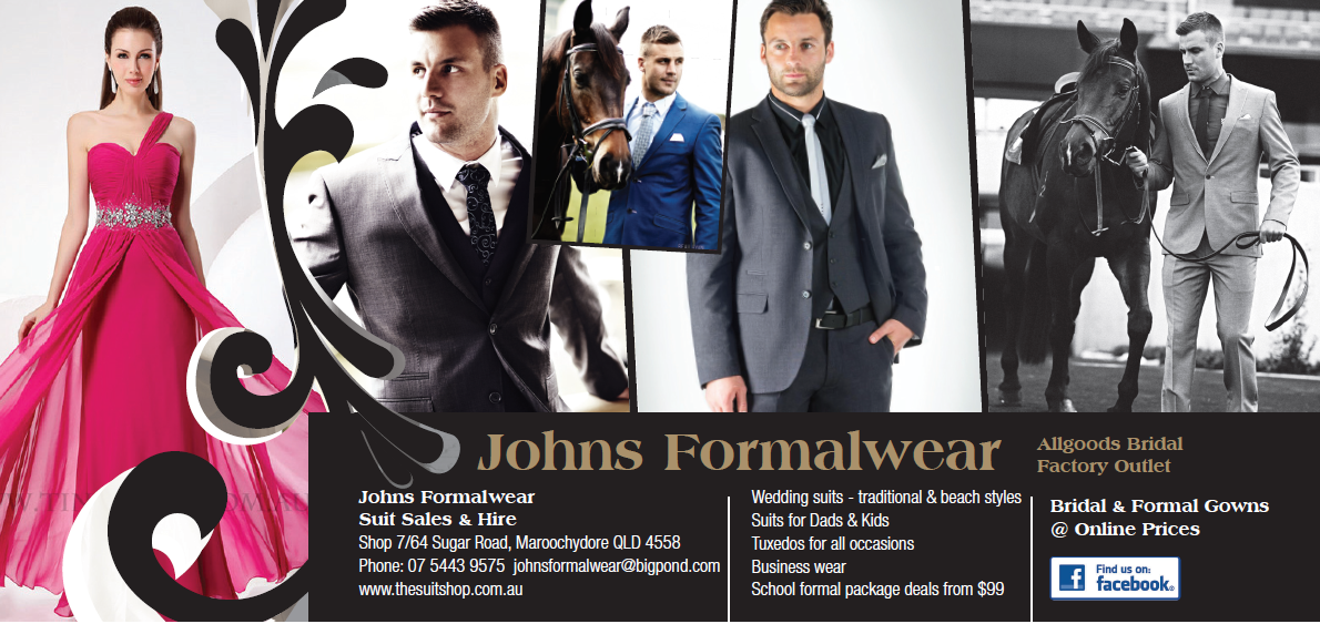 formal dress shops maroochydore Johns Formalwear A-line
