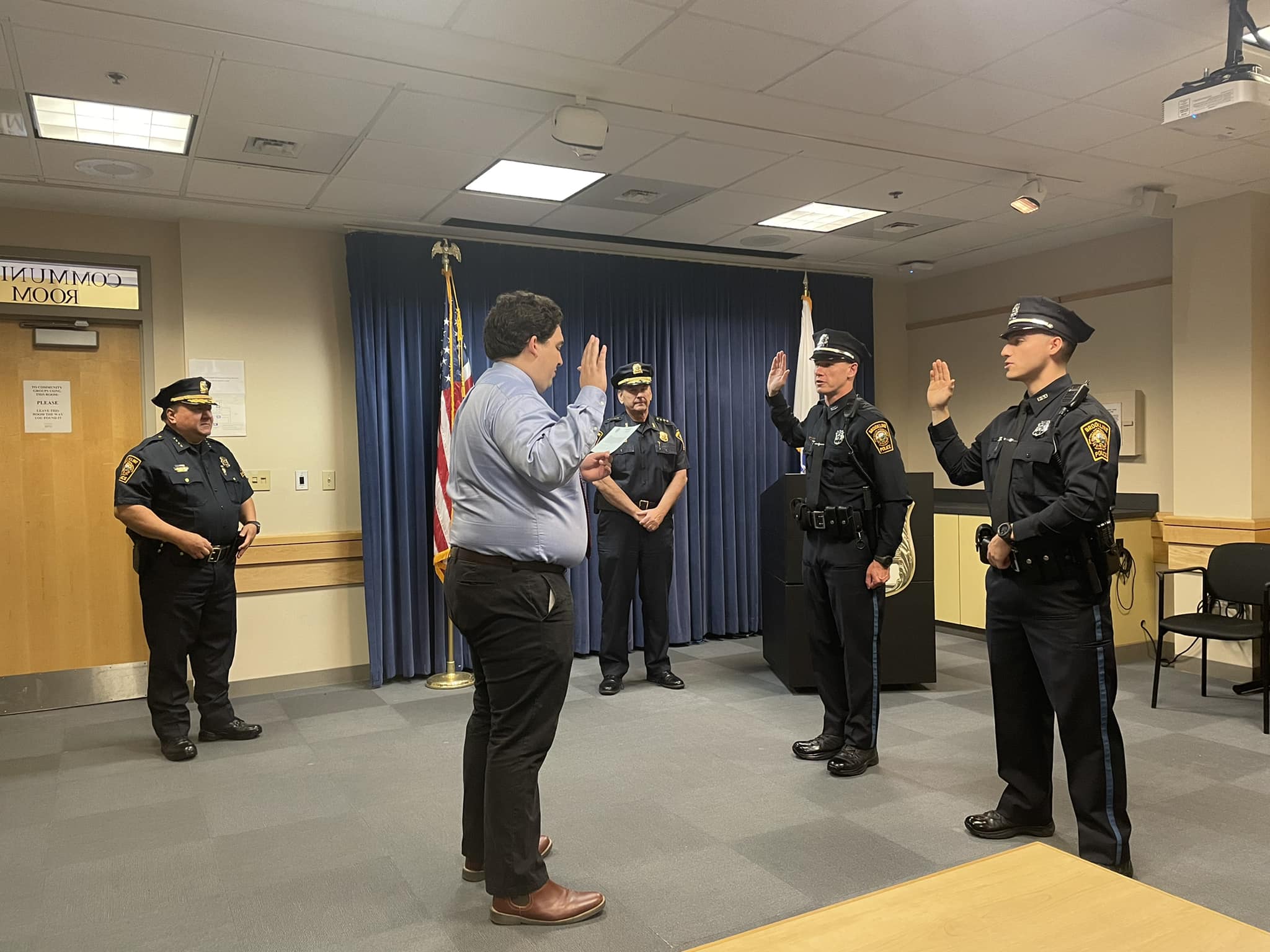 Congratulations to newly sworn in... - Brookline Police Union | Facebook