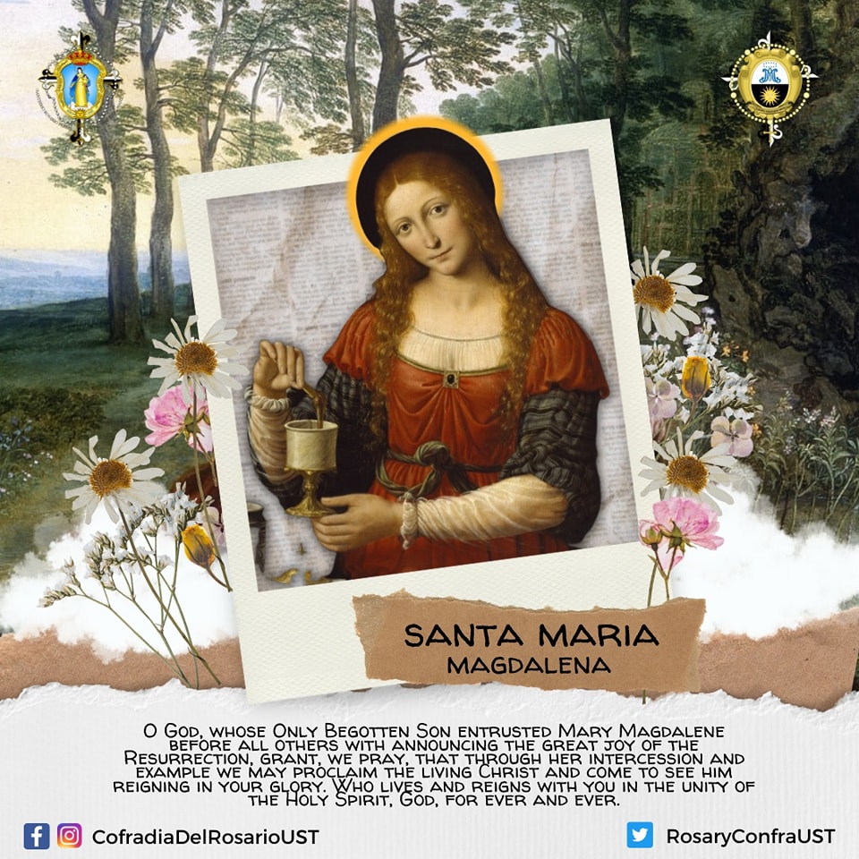 Feast of Saint Mary Magdalene, the Apostle to the Apostles and ...