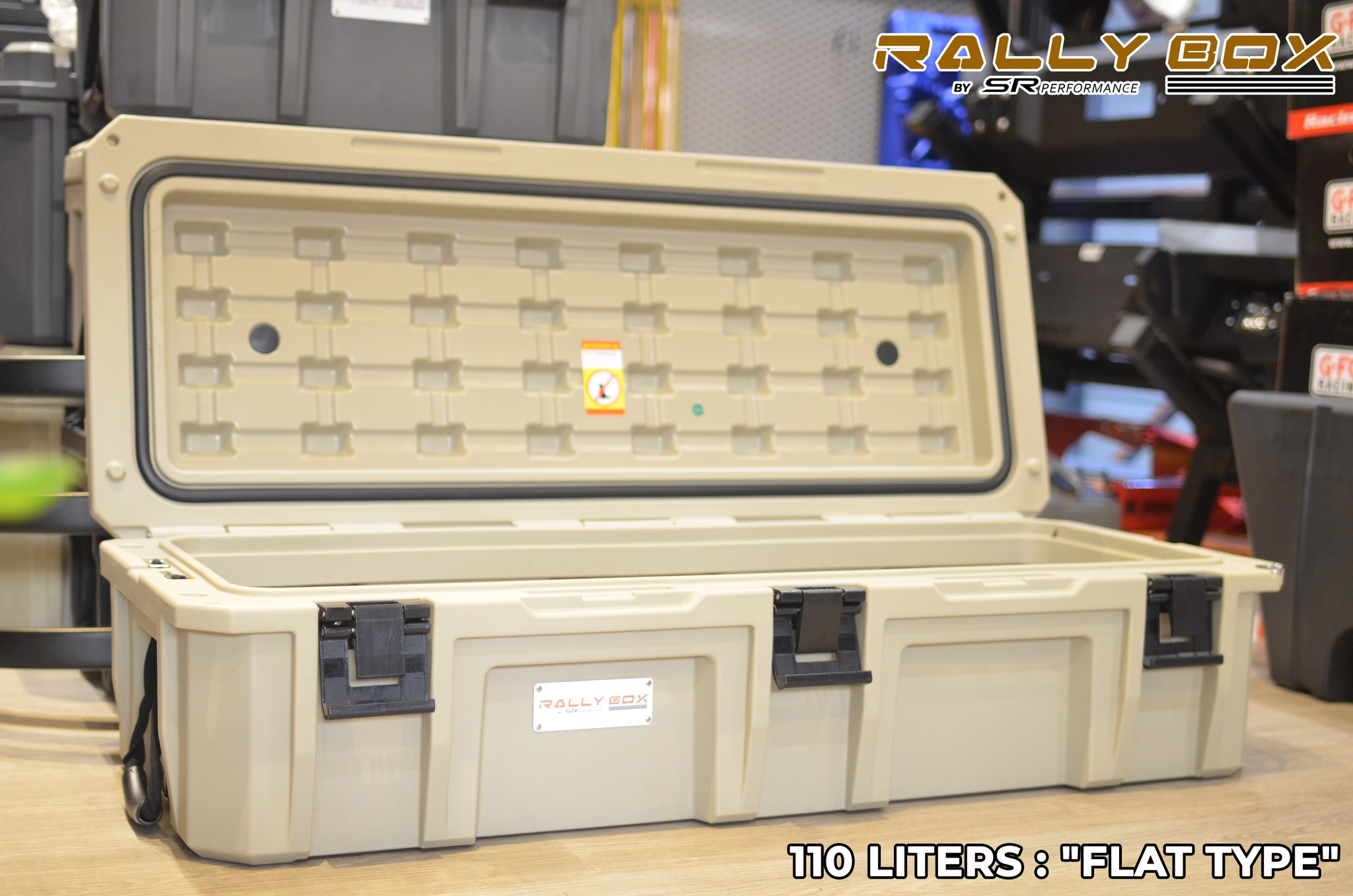 SR - RALLY BOX Heavy Duty Tool box *Stackable *With bottle opener *160L ...