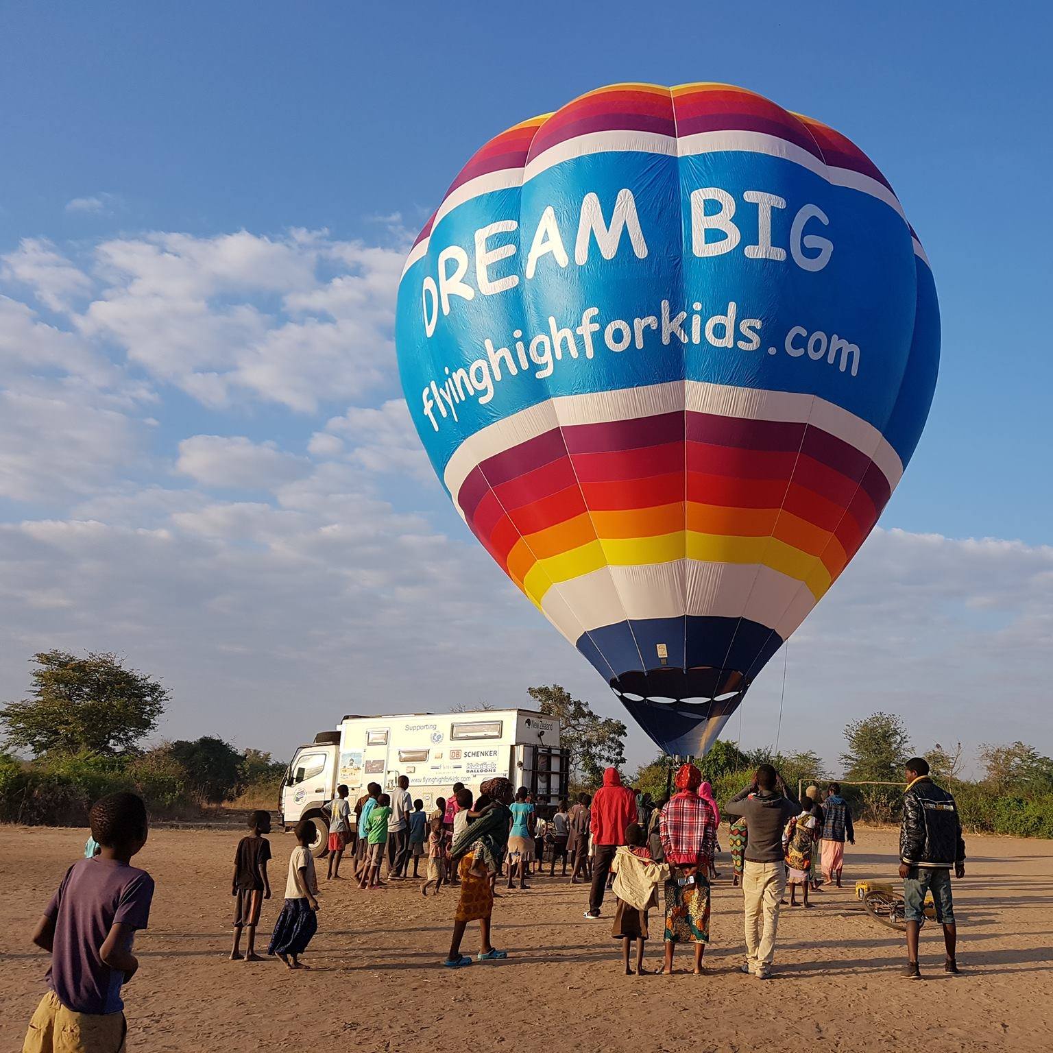 Flying High... - Flying High For Kids World Balloon Project