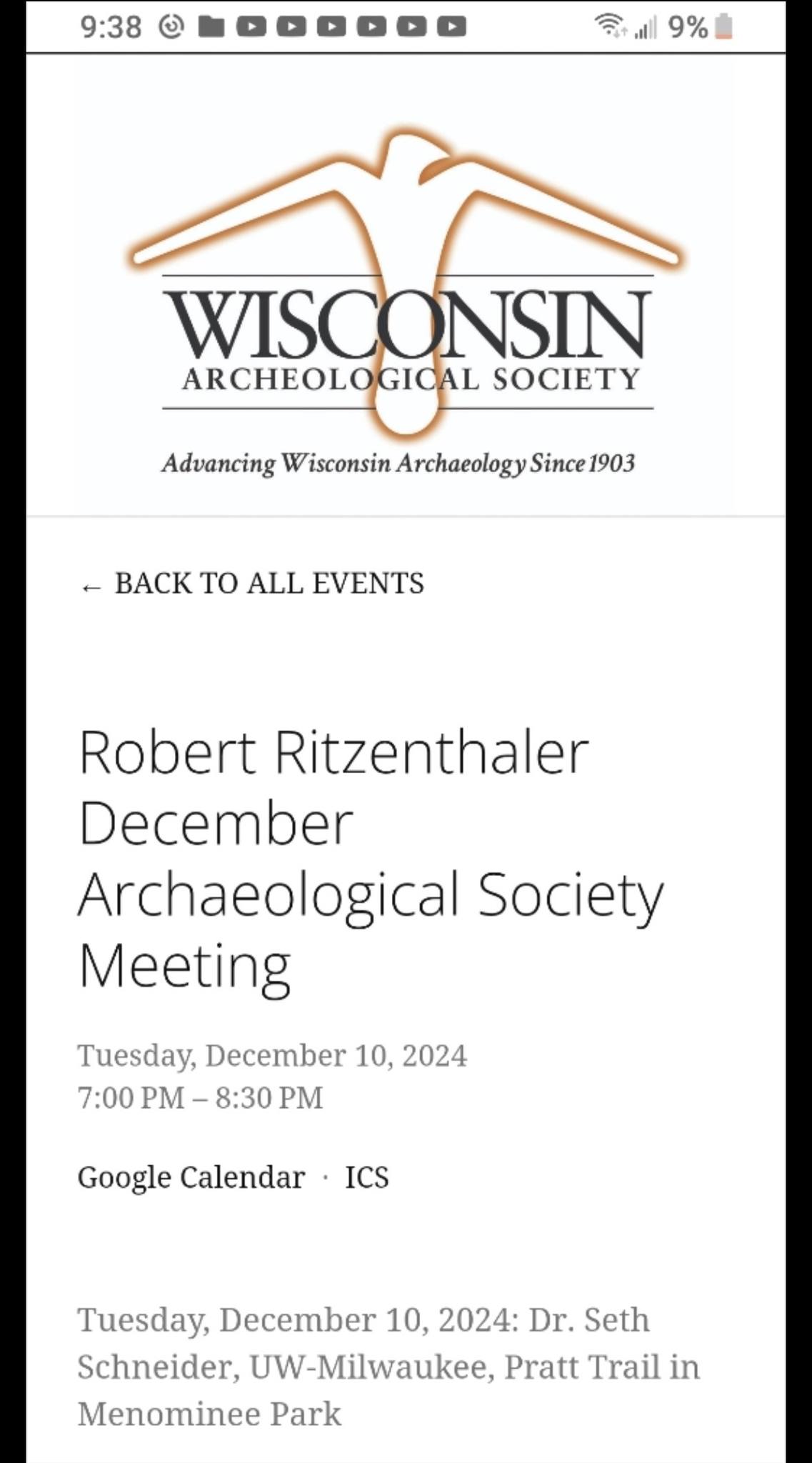 Great Archaeological Talk