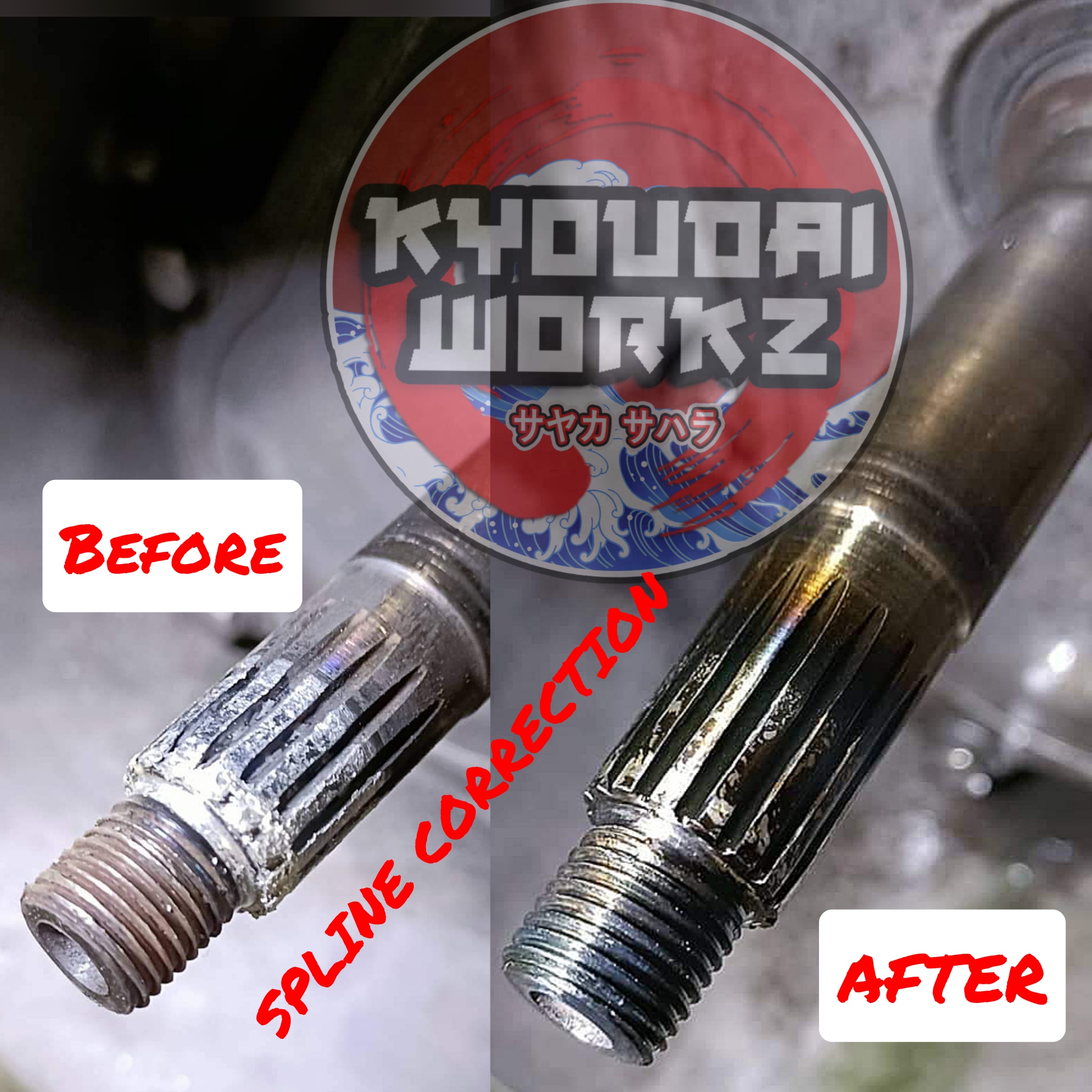 KYODAI WORKZ - 🛑 RETHREAD/REBUILD & SPLINE CORRECTION ni...