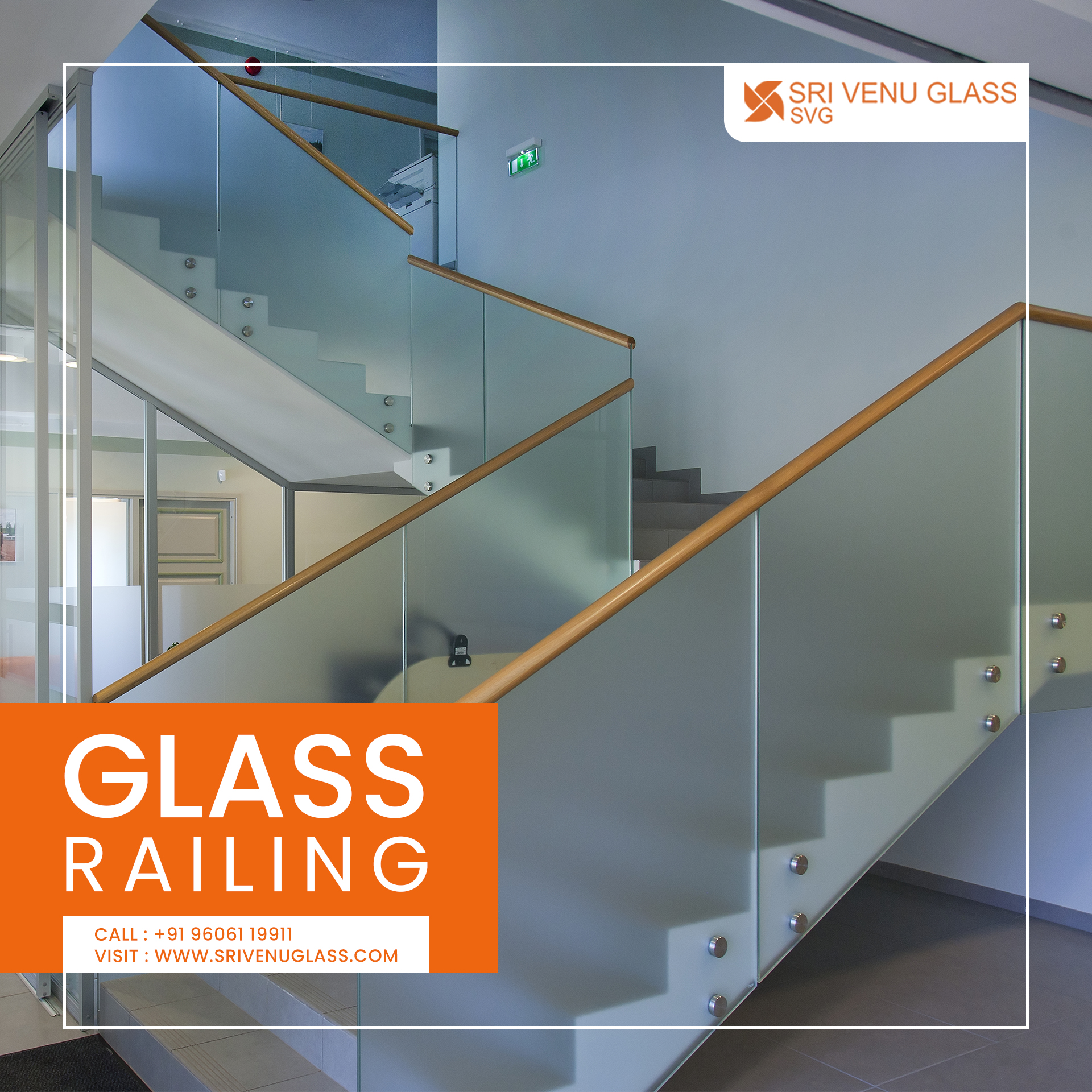 SRI - Glass railing design is one of the most modern and popular styles ...