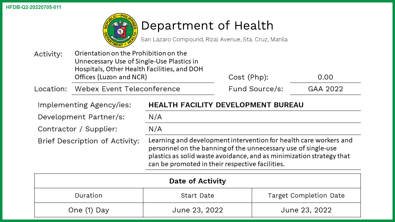 HFDB PH - For more details, see... | Facebook