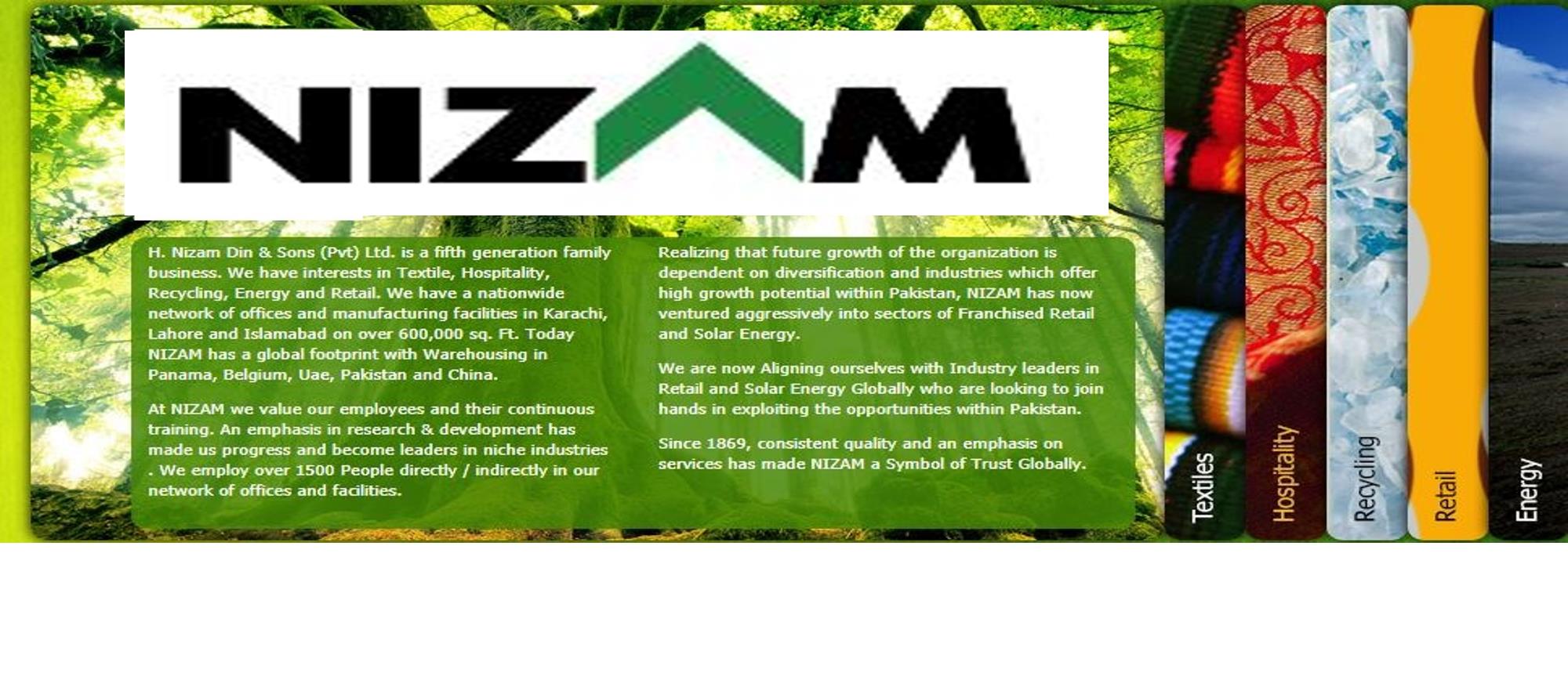 H.Nizam Din and Sons Pvt Ltd | Karachi