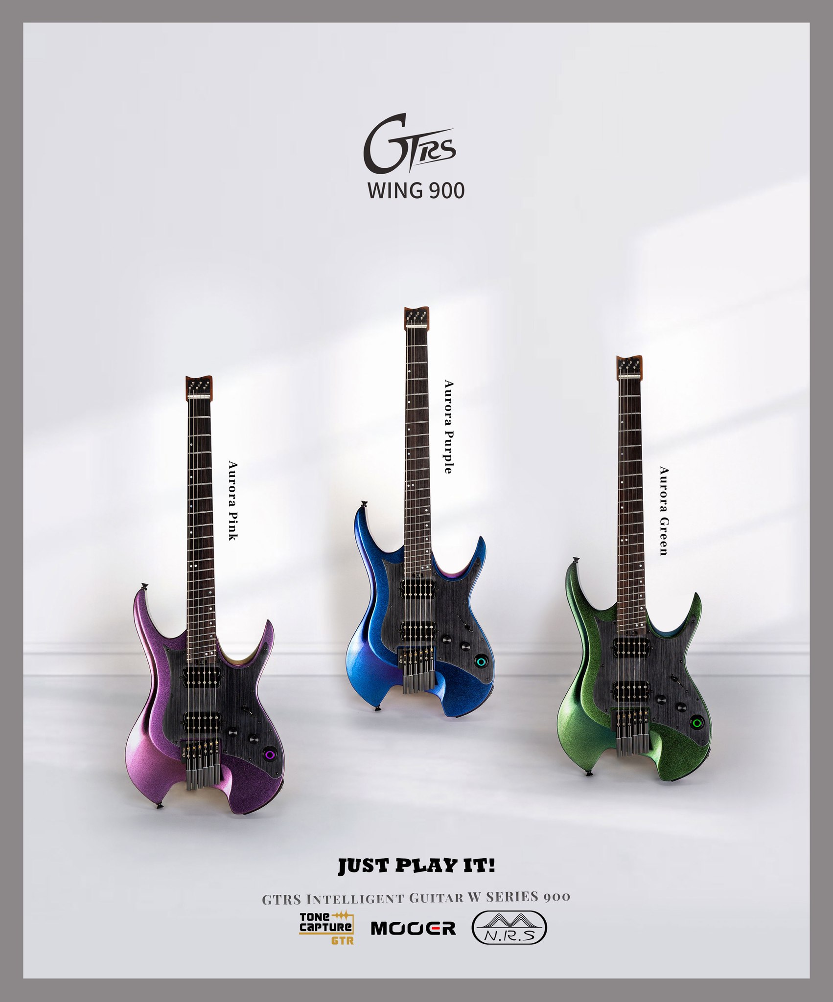The W900 model features a compact, alder body with modern curves 