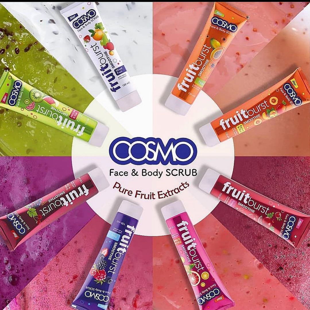 Cosmo - Cosmo mix fruit scrub contains natural exfoliants and ...