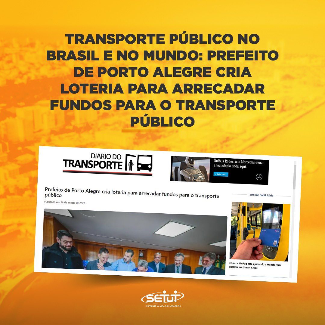 Setut - Situação do transporte público no Brasil e no... | Facebook