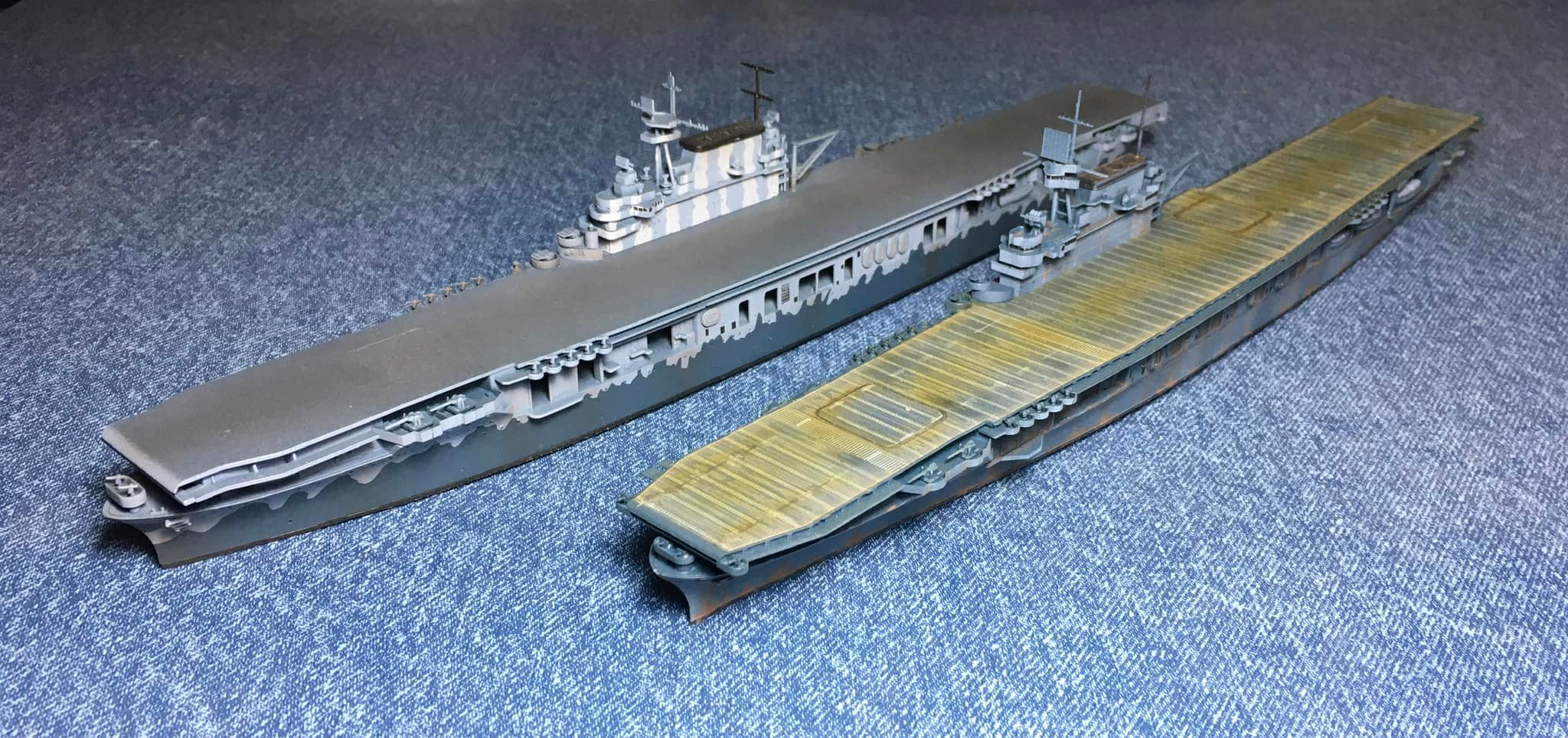Trumpeter 05601 modèle Kit Porte-Avions USS Hornet CV 8