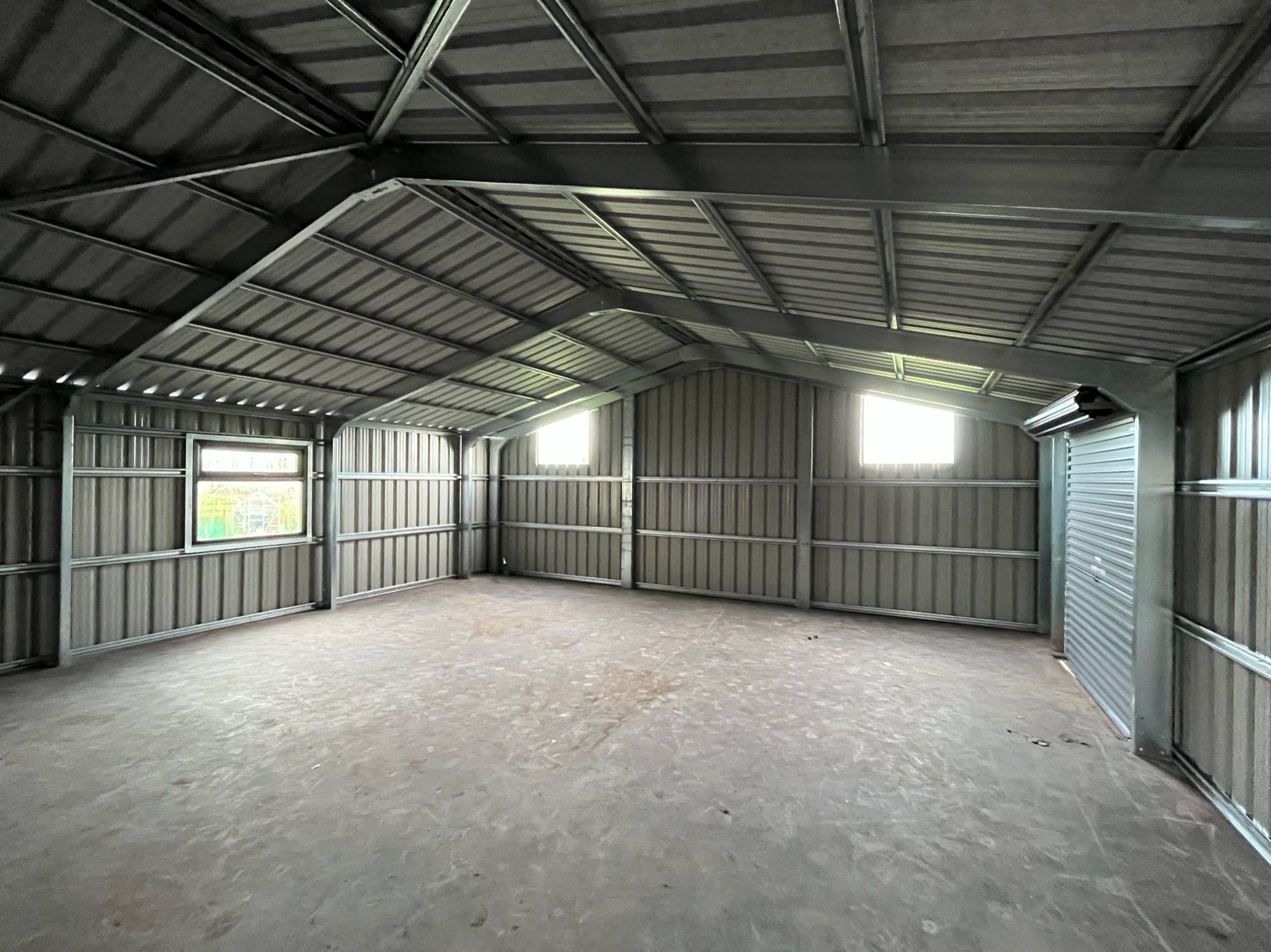 8m x 8m x 2.4m Building completed... - Abtech Steel Buildings