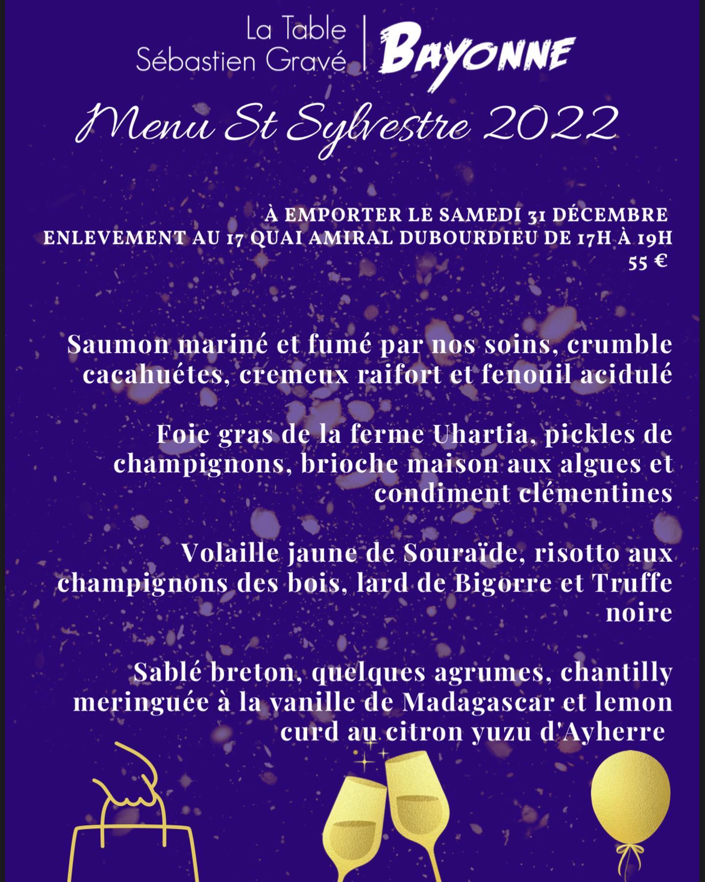 La Table De Sebastien Gravé Carte