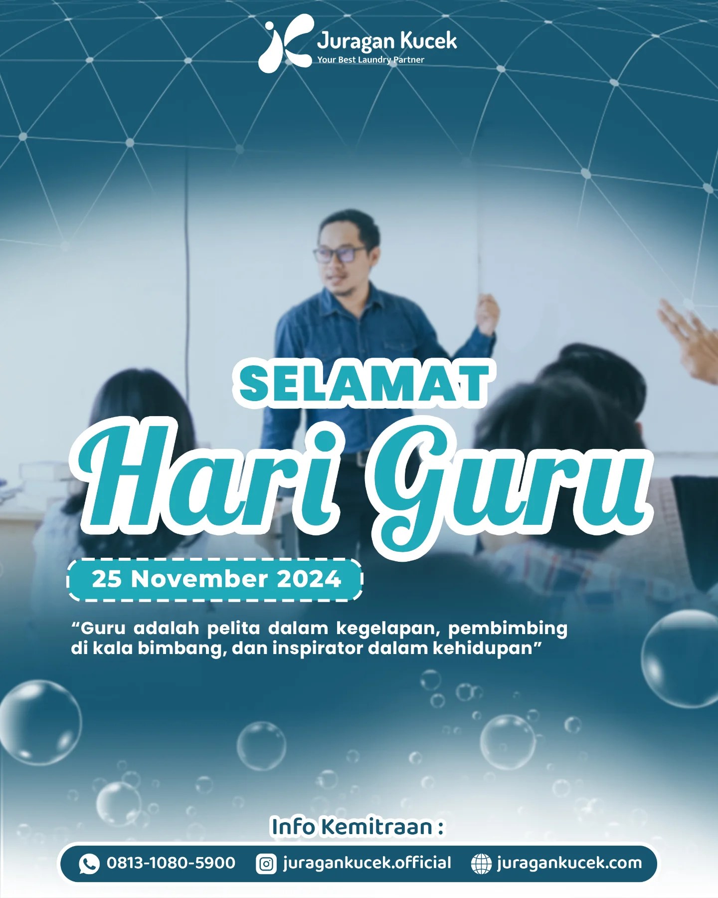 Selamat Hari Guru Nasional!🎓 ... - Juragan Kucek Official | Facebook