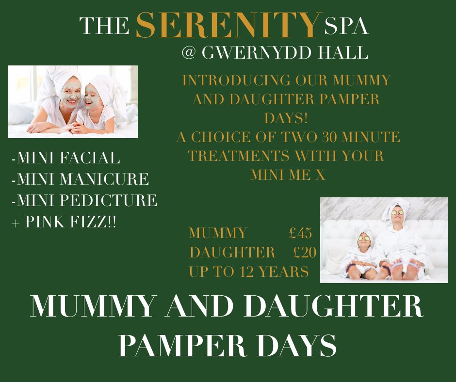 💞💞 MUMMY AND DAUGHTER... - Serenity Spa At Gwernydd Hall