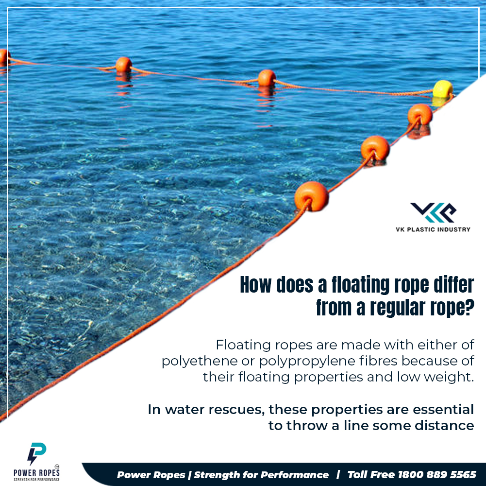 Power - Floating rope is reasonable strong, flexible, lightweight and ...
