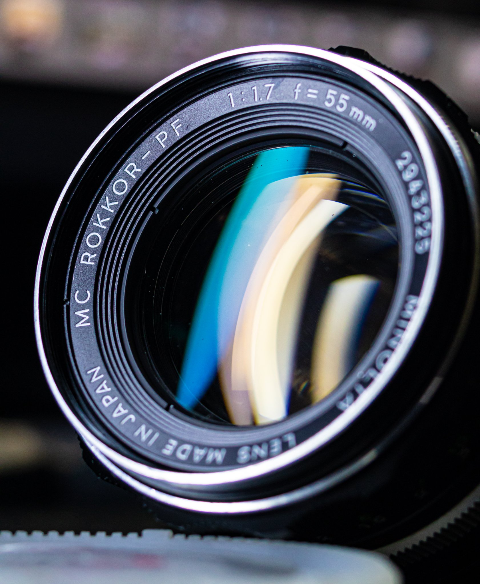 Minolta MC Rokkor PF 55mm f1.7 lens performance