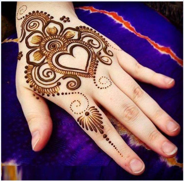 Arabic mehndi designs for hands simple mehndi design front hand ...