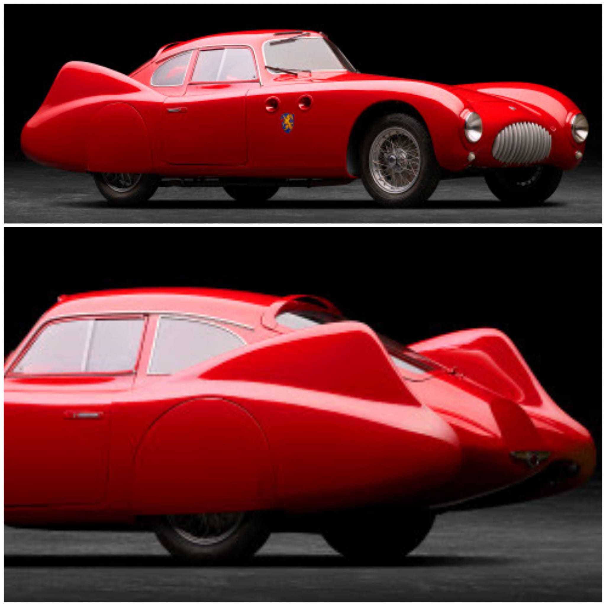 Cisitalia 202 SMM Spyder's historic 1947 Mille Miglia race