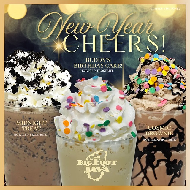BigFoot Java - 🎉 NEW YEAR CHEERS! 🥳🥂 Kick off the year... | Facebook