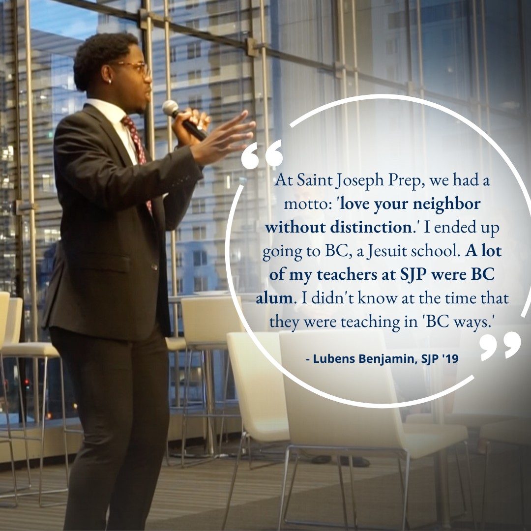 Saint Joseph Prep Boston - Lubens Benjamin, SJP '19 and Boston College ...