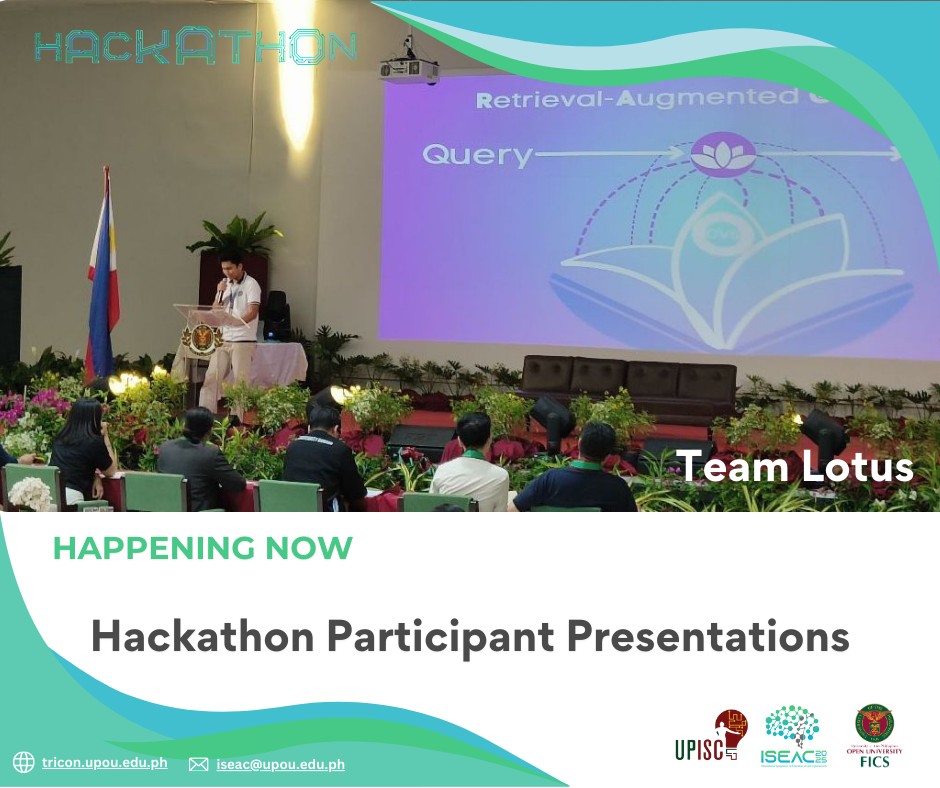 International - #ISEAC2025Hackathon Team Lotus presents its project on ...