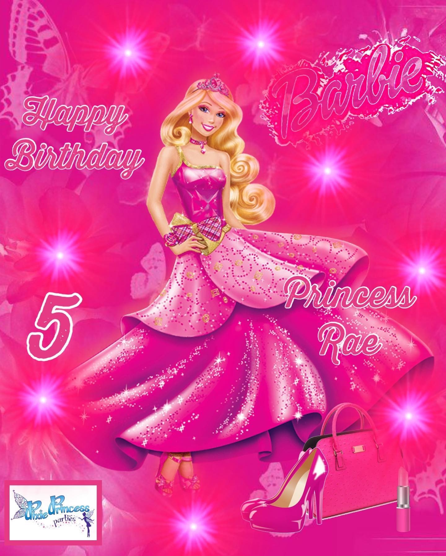 Happy 5th #birthday to Princess... - Pixie Princess Parties