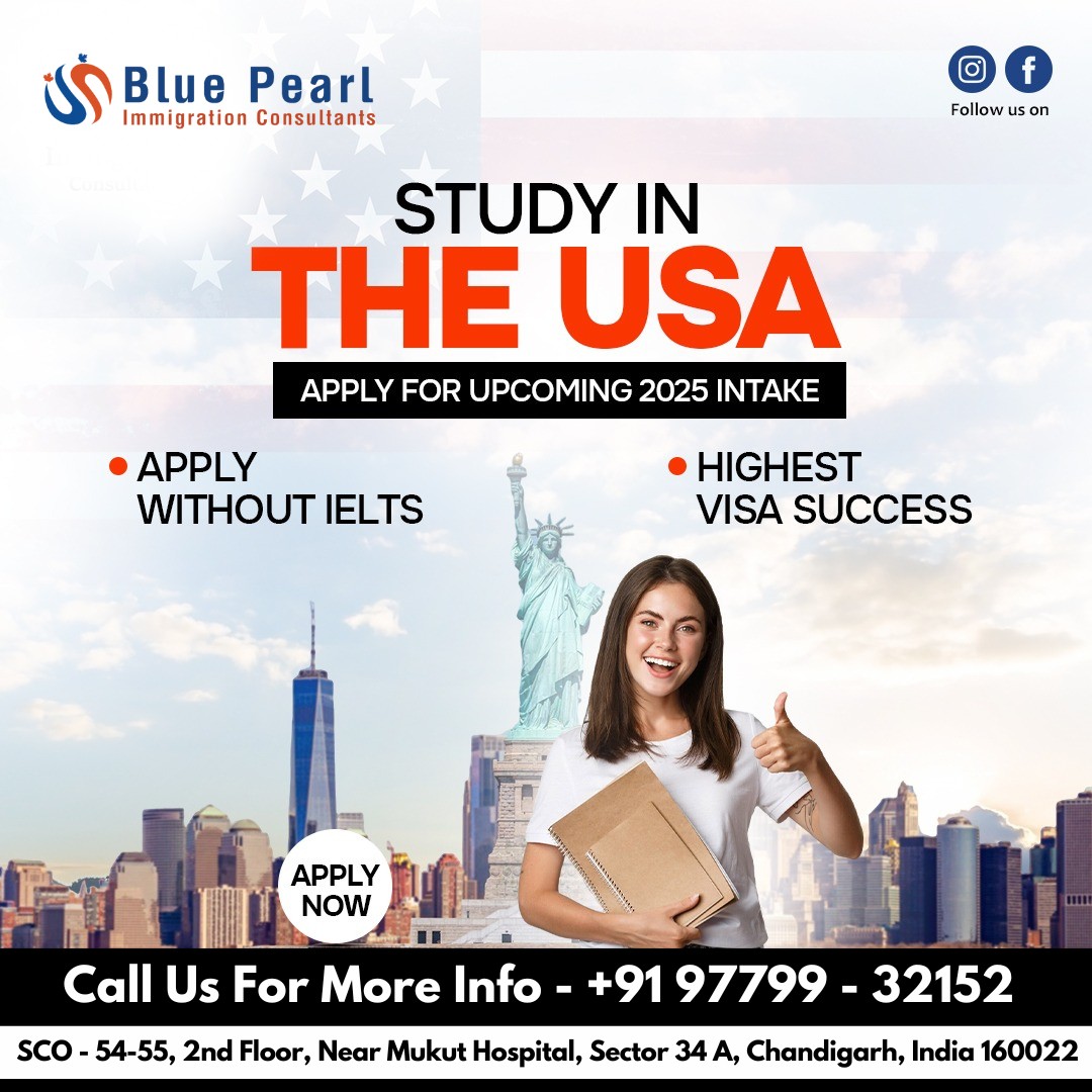 Blue - 🎓 Achieve Your Dream to Study in the USA! 🚀 Apply for the 2025 ...