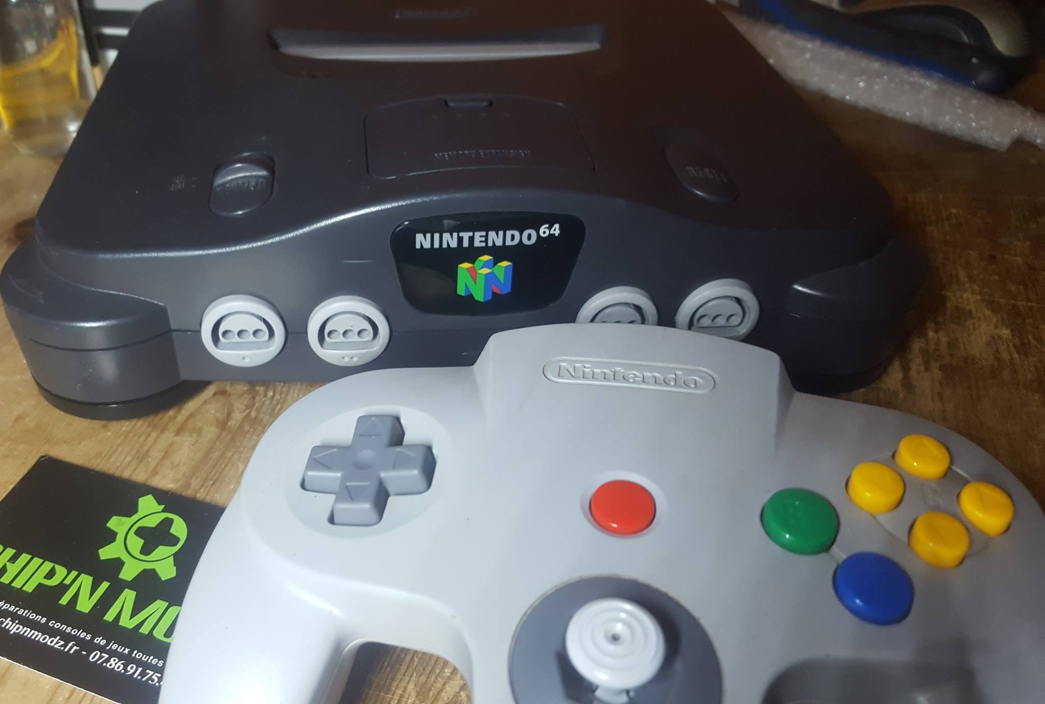 Retrogaming by Chip'n modz - Nintendo 64 FRA avec Mod RGB 