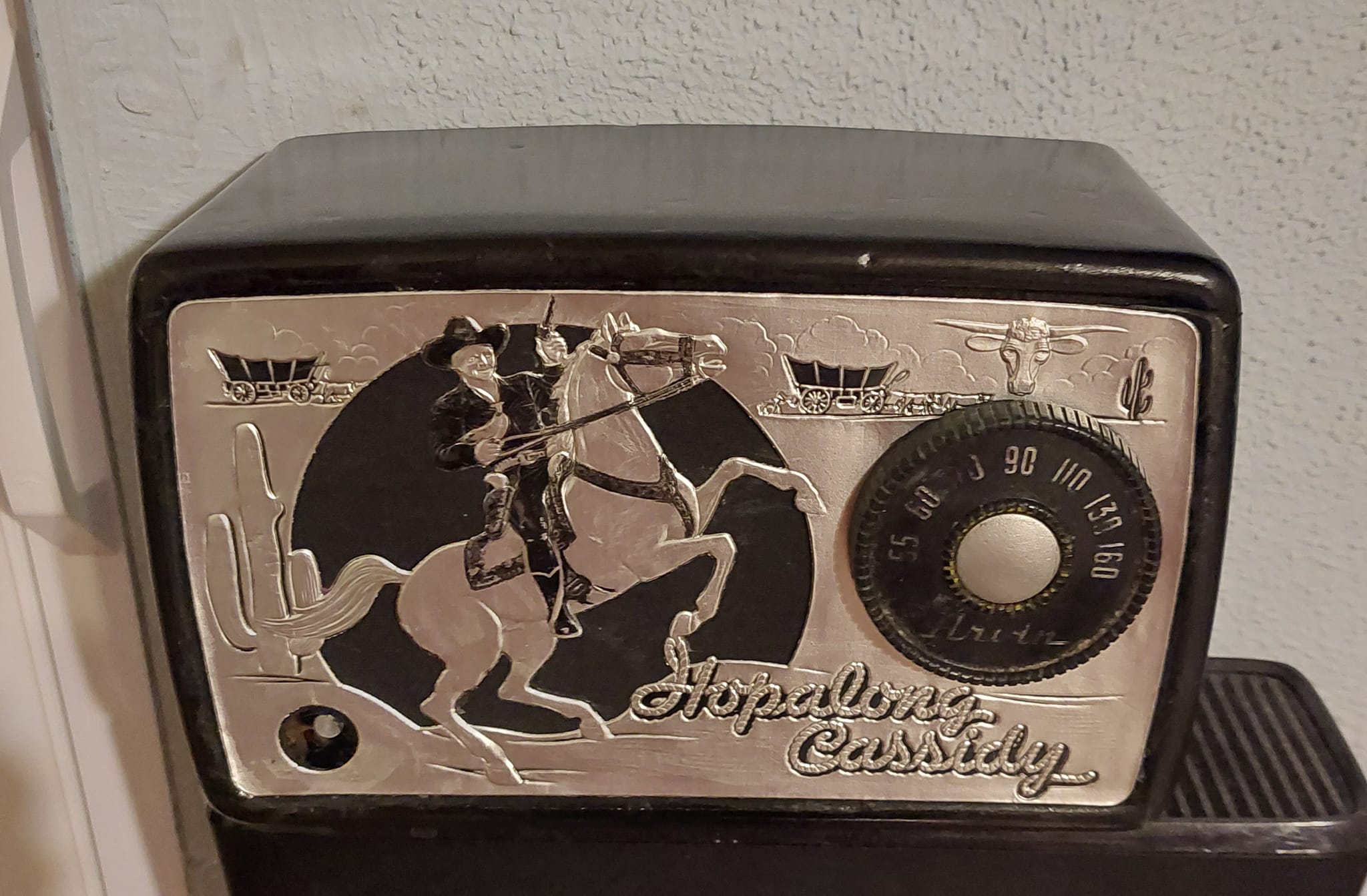 Vintage Hopalong Cassidy Radio Made by Arvin in 1950