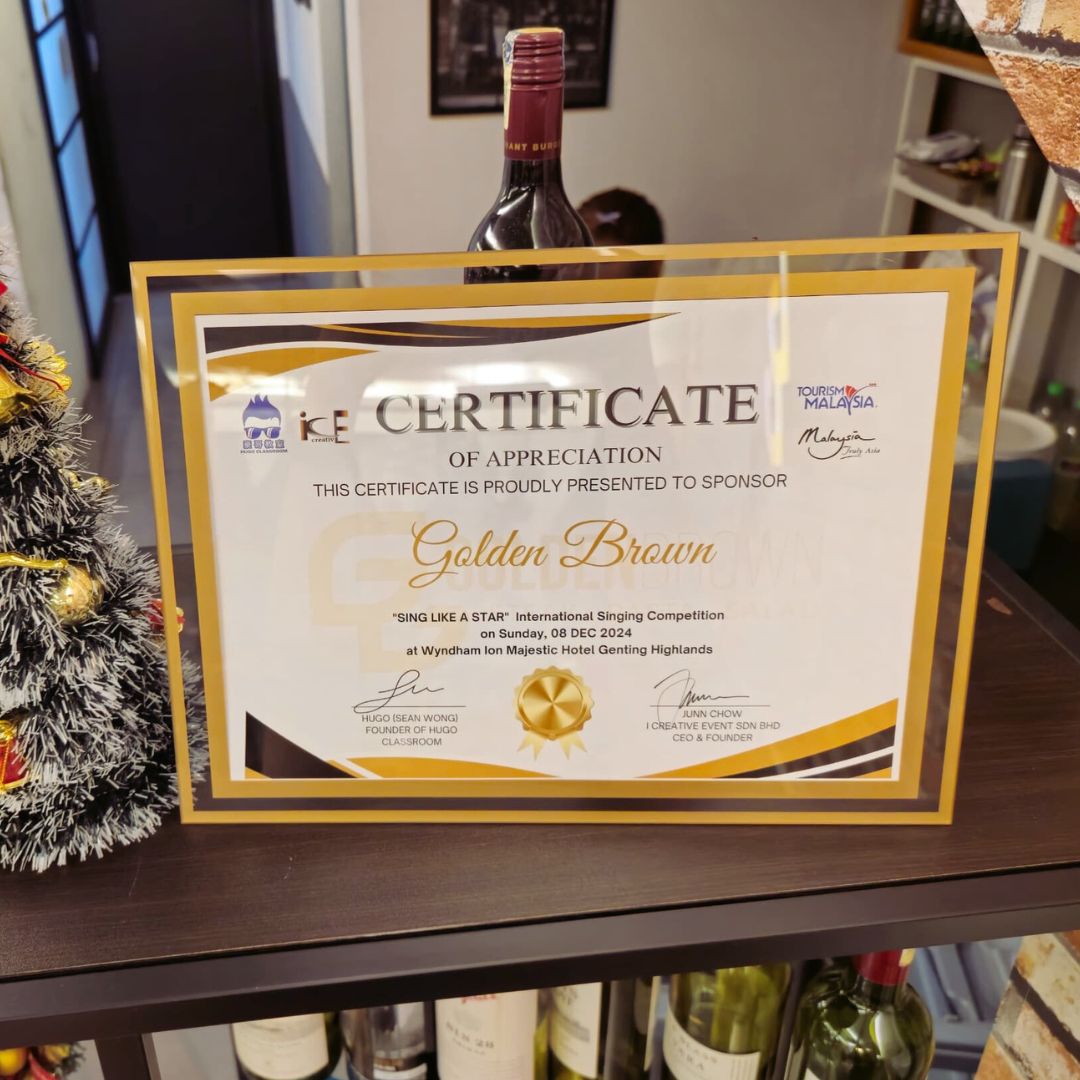 Golden - We truly honored to receive the Certificate of Appreciation as ...
