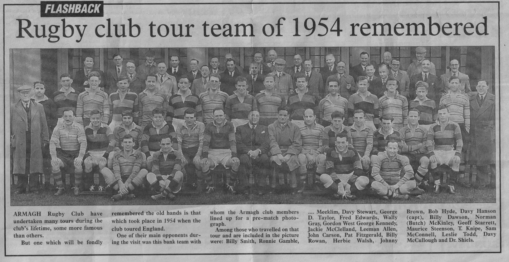 Thanks to Jim Irwin for... - City of Armagh Rugby Club | Facebook