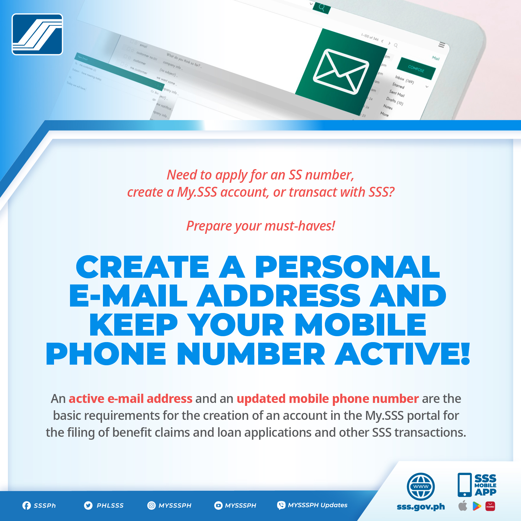 Need to apply... - Philippine Social Security System - SSS | Facebook