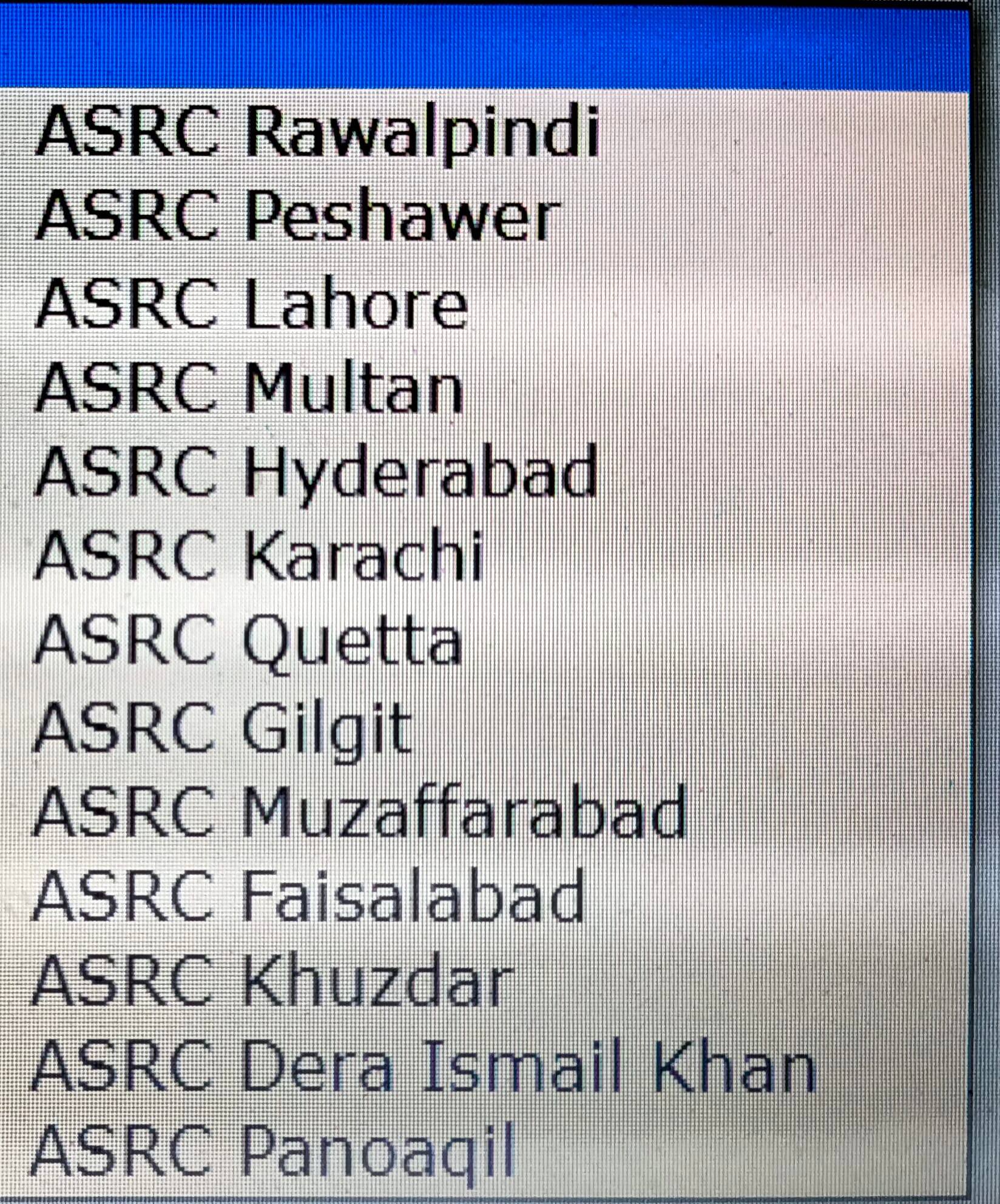 Issb Materials - List of ASRCs(Army Selection and... | Facebook