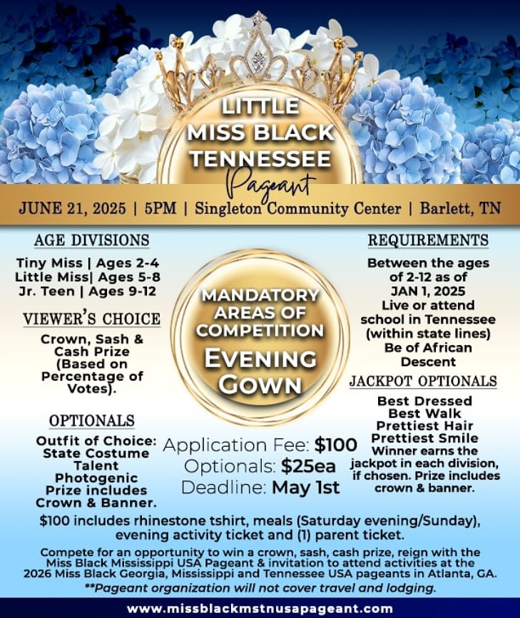 Miss Black Tennessee USA Pageant - 👑 BIG NEWS! 👑 The Little Miss Black ...