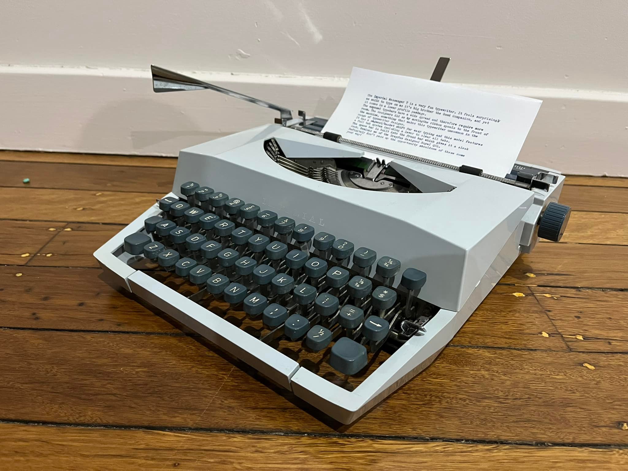 1960 Imperial 66 typewriter with long carriage