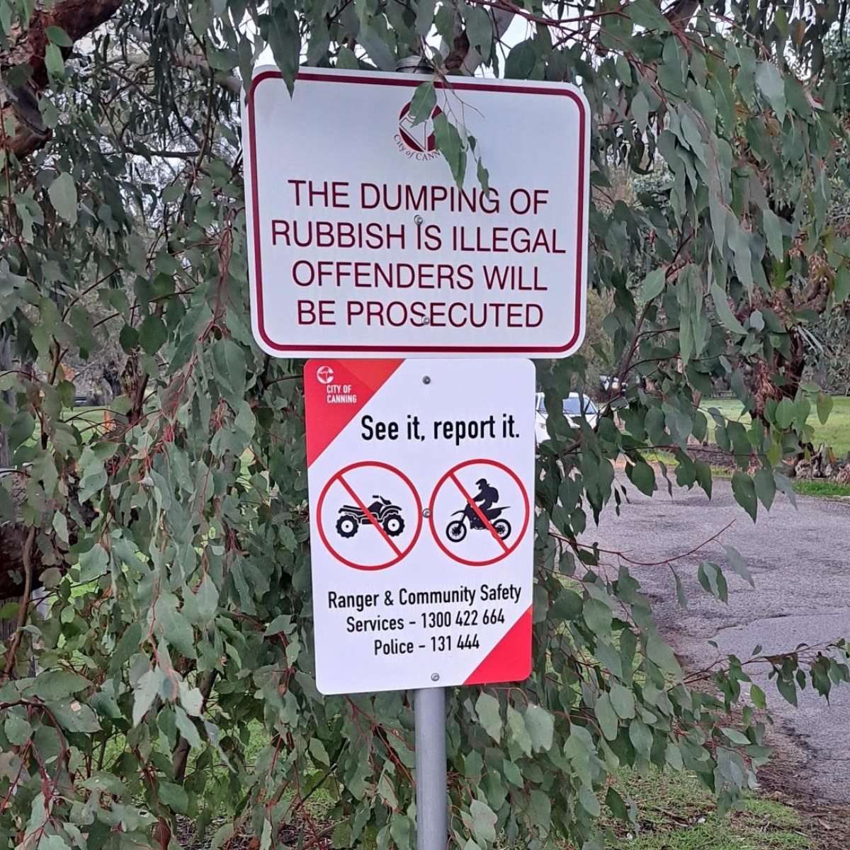 City - ⚠️New signs have been installed at key reserves for Off-Road ...