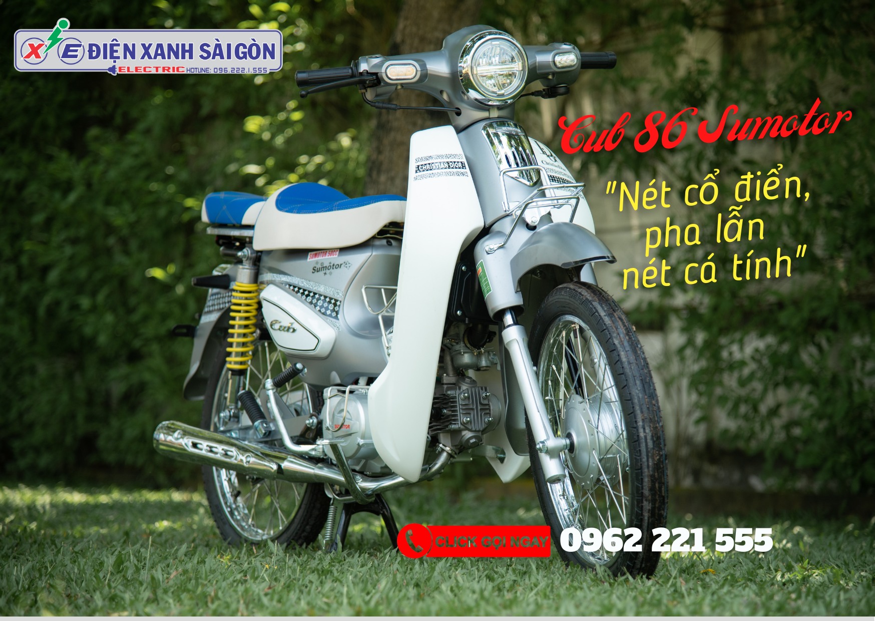 ️Cub 86 Sumotor 50cc mang phong... - Xe Điện Xanh Sài Gòn