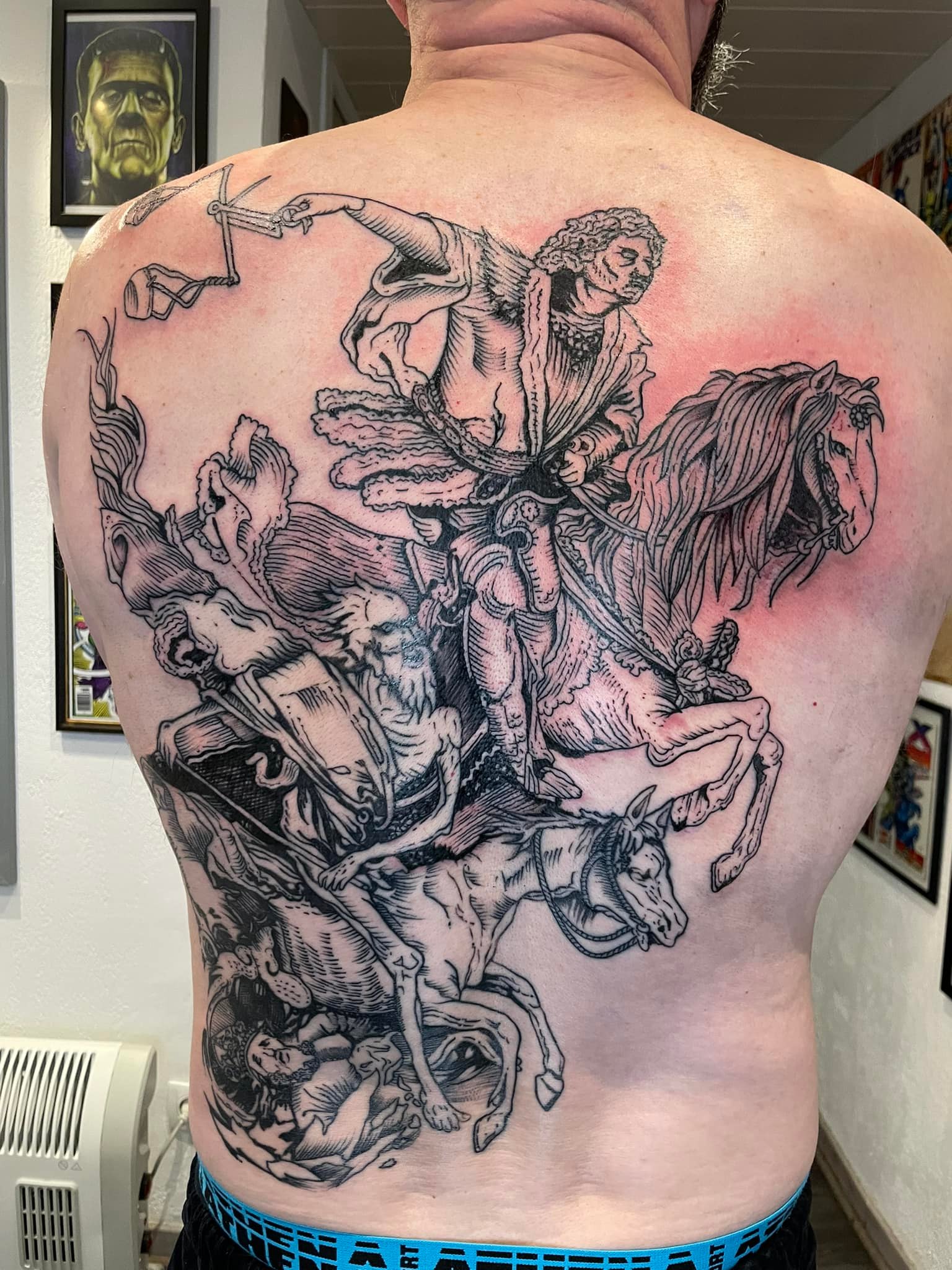 Les 4 Cavaliers De L Apocalypse Tatouage