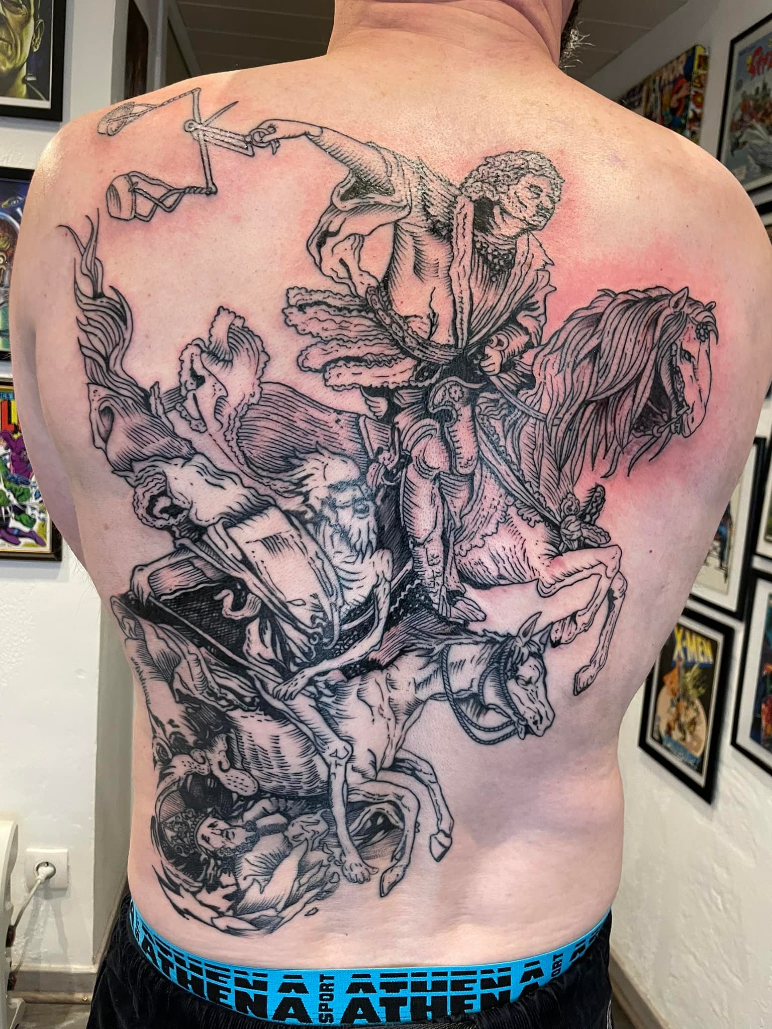 Les 4 Cavaliers De L Apocalypse Tatouage