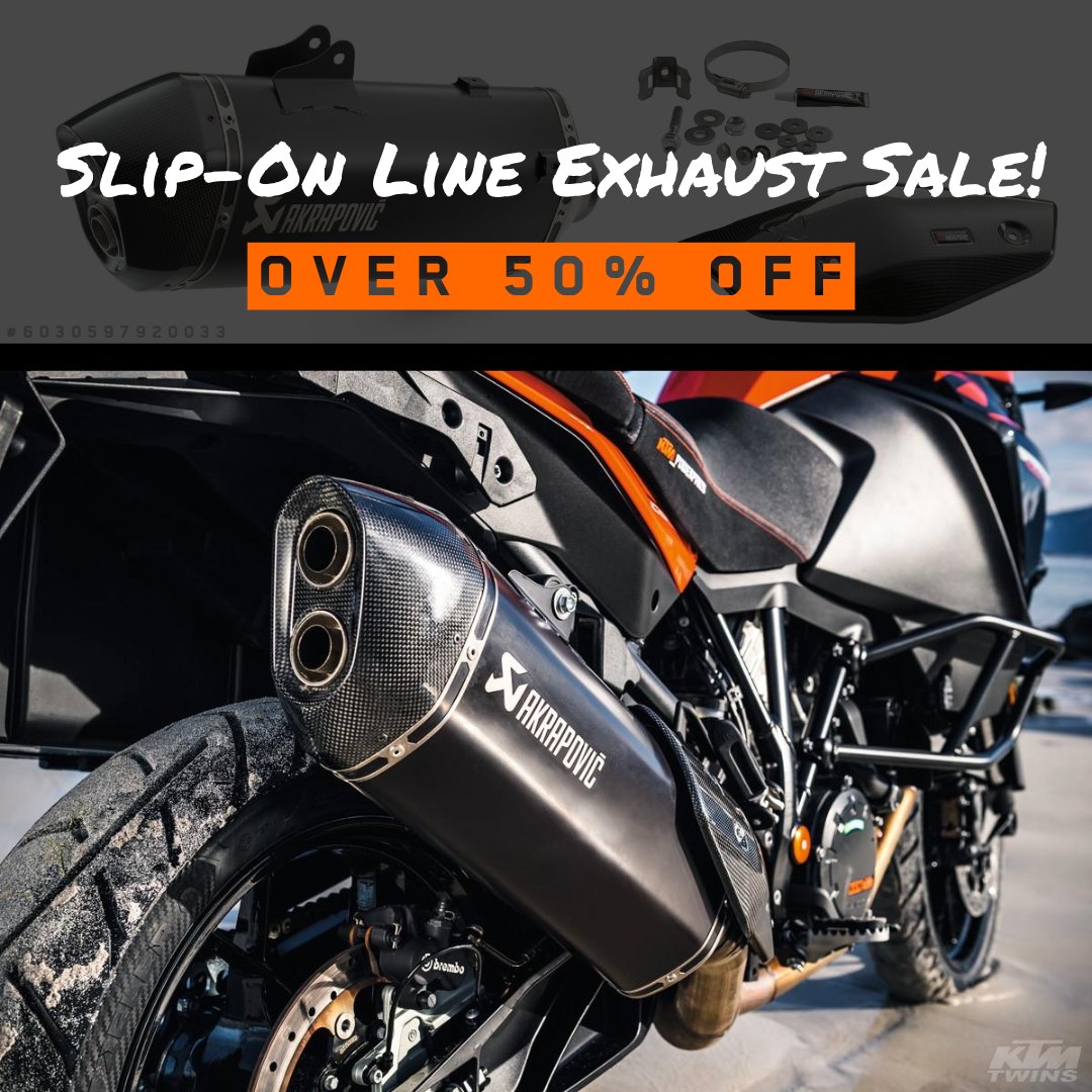 The Akrapovic 'SLIP-ON LINE' for your KTM 790 ADVENTURE and KTM