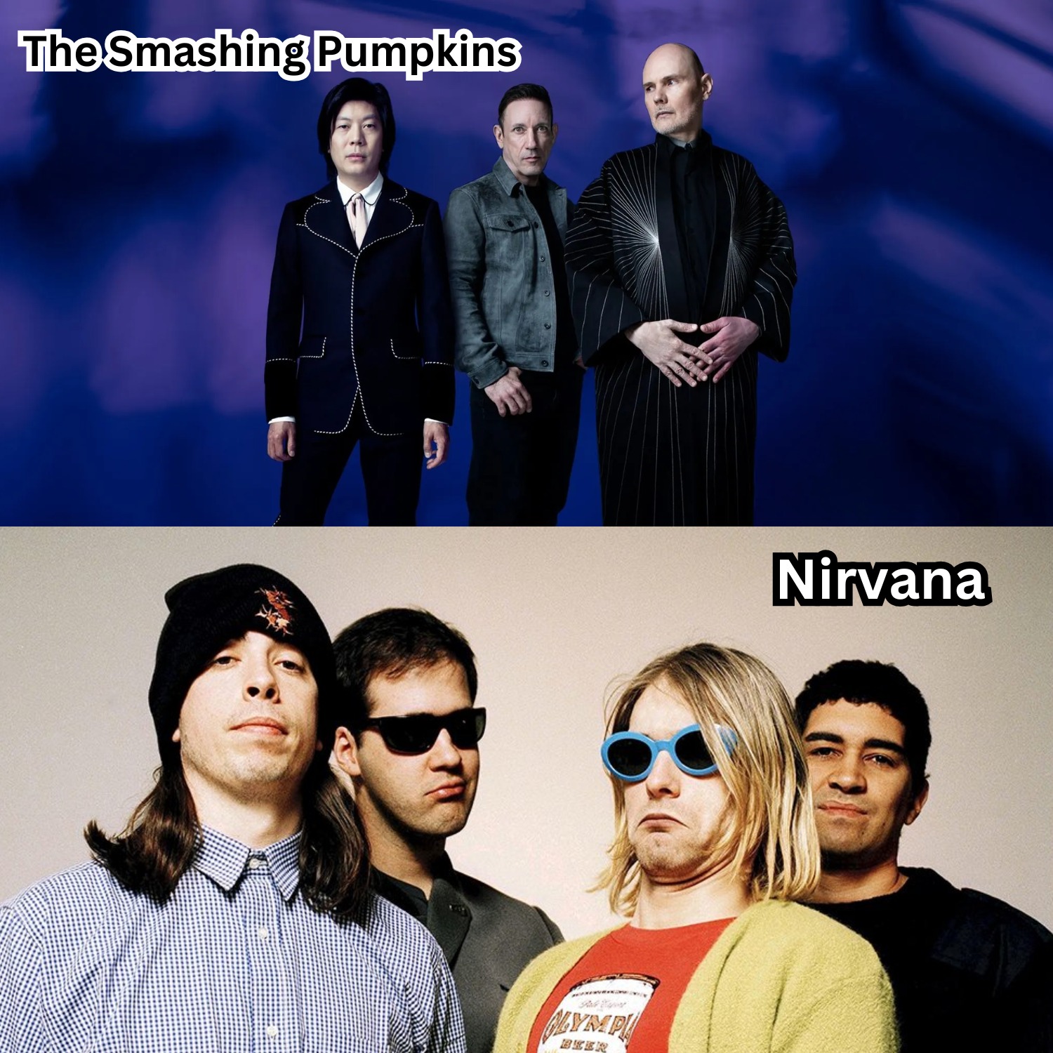 👍The Smashing Pumpkins / ❤️ Nirvana The Smashing Pumpkins are